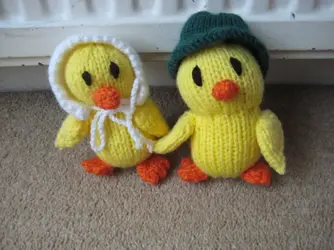 Mr & Mrs Easter Duck Green Hat.webp