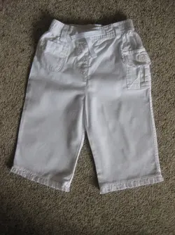 Next White Trousers Age 6-9 Months.webp