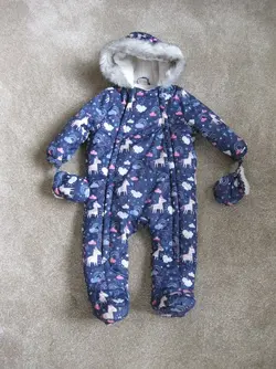 Unicorn Snowsuit 9-12 Months.webp