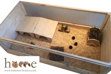 120cm Open Top Guinea Pig Cage - Top View.webp